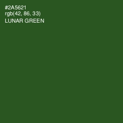 #2A5621 - Lunar Green Color Image